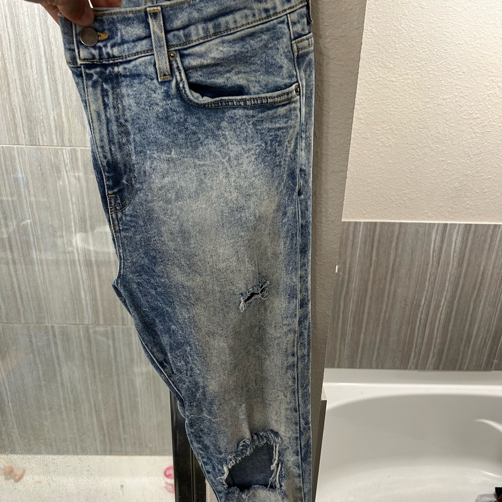 Blue Ripped Jeans